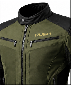 Rush Men's Motorcycle Jacket Full Sleeve Mesh Breathable Waterproof Quick Dry Anti-UV 220g Heat-Transfer Printed Racing Wear - Product Image 4