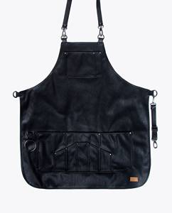 Chef Kitchen Workwear OEM ODM Bulk Supply High Quality Leather Apron with Tool Pockets LPN-0306 - Product Image 1