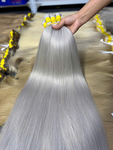 Extensiones de Cabello Humano 100% Virgen Vietnamita 613ASH, Doble Trama, de la Mejor Calidad, en Paquetes - Product Image 2