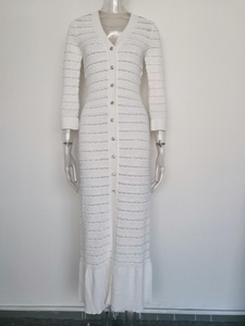 Nuevo Vestido Modesto 2026 para Mujer, Vestido Casual con Cuello en V Profundo, Vestido de Noche Largo y Elegante de Alta Calidad en Tejido - Product Image 2