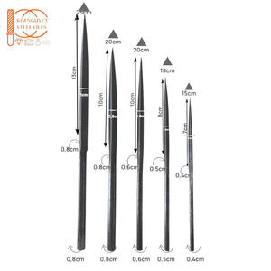 Ensemble de 5 limes triangulaires de qualité industrielle de 150 à 250mm en acier solide pour la fabrication de bijoux à bricoler soi-même. - Product Image 2