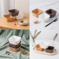 Gobelets en papier de qualité alimentaire, emballages jetables pour la pâtisserie, produits en papier personnalisés imprimés