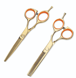 Ciseaux de barbier professionnels en acier, ciseaux à effiler pour la coiffure, ciseaux de coupe de cheveux professionnels pour la beauté - Product Image 1