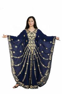 Vestido largo de caftán marroquí bordado, fabricante indio de alta calidad, al mejor precio - Product Image 5