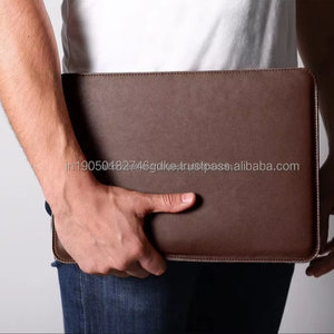 Premium Genuine Leather Eco-Friendly Laptop Sleeve Sling Strap Durable Protection Daily Business Travelers Office Work - Product Image 2