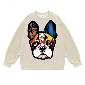 Camiseta sin Mangas de Felpa Francesa de Algodón de Alta Calidad, con Forro, Estampado Animal, Estilo Juvenil de Primavera, Servicio ODM, Estampado Frontal - Product Image 6