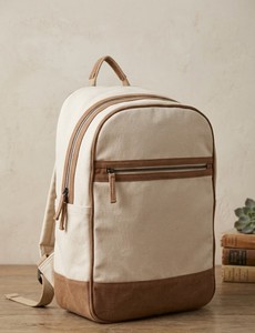 Vintage Canvas Messenger Bag Retro Chest Bag <b>Large</b> Capacity Zipper Shoulder <b>Backpack</b> for Travel Daily Use - Product Image 3