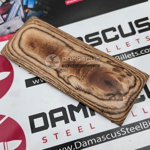 Premium Natural Brown Dollar <b>Sheet</b> Knife Handle Scales Durable <b>Laminated</b> Birch Wood Resin Blanks for Custom Knifemaking - Product Image 5