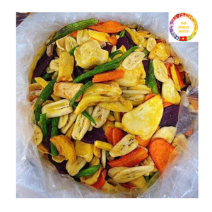 Proveedor de Exportación de Chips de Frutas y Verduras Secas Crujientes Premium, Mezcla Tropical de Jaca, Plátano, Taro, Camote y Okra - Product Image 4