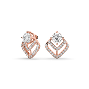 Pendientes de Diamantes de Laboratorio Premium de 3.37Ct, Corte Brillante Redondo, Oro de 14KT, Certificados por IGI, Joyería Fina Ligera para Mujer, Luxeshine B2B - Product Image 6