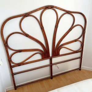 Magnifique tête de lit en rotin, fabriquée à la main par un producteur de têtes de lit, tête de lit haute pour la décoration de chambre. - Product Image 4