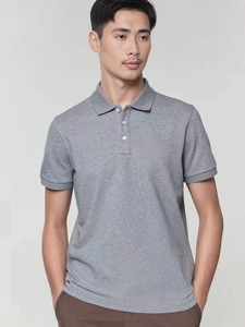 เสื้อโปโลชาย พิมพ์โลโก้ตามสั่ง ผ้าฝ้ายพรีเมียม ทอเนื้อแน่น แห้งเร็ว แขนสั้น สำหรับเล่นกอล์ฟ ขายส่ง ชุดลำลอง ชุดยูนิฟอร์ม - Product Image 3