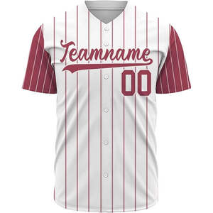 Maillot de baseball sublimé pour homme, de haute qualité, respirant, à séchage rapide, design personnalisé, tendance, pour jeunes joueurs d'équipe. - Product Image 4