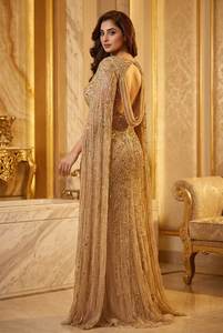 Vestido de Noche Elegante con Lentejuelas, Diseño Personalizado OEM, Manga Corta, Vestido Formal de Lujo para Fiesta de Graduación, Vestido de Invitada de Boda para Damas - Product Image 2