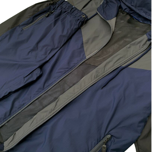 High Quality ODM OEM Customized Men Nylon Tracksuit <b>Zip</b> Up Sport Jogger Set Windbreaker Cargo Jacket Two Piece Sportswear - Product Image 4