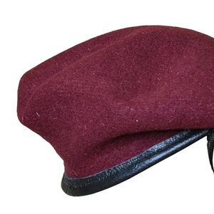 OEM custom logo embroidery printed <b>Beret</b> Cap European and American woolen hats the same style as special forces pure wool <b>Berets</b> - Product Image 5