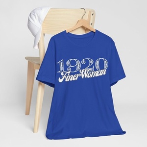 Camisetas Clásicas de Verano para Mujer y Niña, Diseño a Cuadros, Estilo Sorority, con Parches, Estampado Gráfico Azul Rey, Manga Corta - Product Image 4