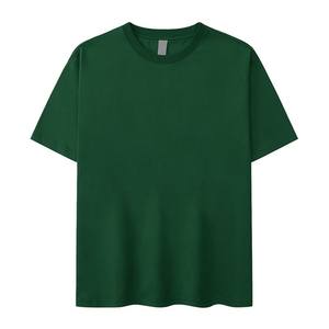 เสื้อยืดแขนสั้นผ้าฝ้ายถัก 100% ทรงปกติ สีดำและสีขาวล้วน น้ำหนัก 210 กรัม ทรงหลวมไหล่ตก พร้อมโลโก้ด้านหน้า - Product Image 6