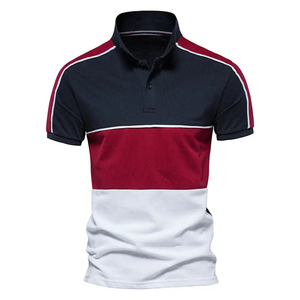 Camiseta de manga corta para hombre con diseño nuevo de verano, logotipo personalizado, informal, con cuello tipo polo, para negocios, golf, tela piqué, logotipo personalizado - Product Image 2