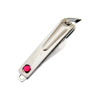 Meilleur fournisseur Pissco pour le coupe-ongles en acier inoxydable avec anneau de verrouillage Coupe-ongles de doigt en acier inoxydable Coupeur de votre logo - Product Image 3