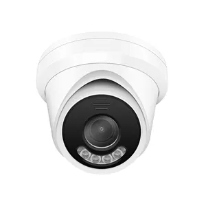 2.7-13.5mm 5X motorized zoom and AF lens 24/7 ColorVu 6MP turret POE IP Camera , with two way audio and SD card slot