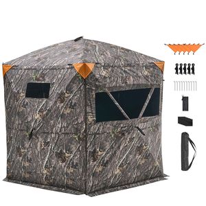 Tenda Mimetica Leggera per 6-7 Persone, Riforzata e Resistente, con Borsa per il Trasporto, Riparo Nascosto per la Caccia - Product Image 1