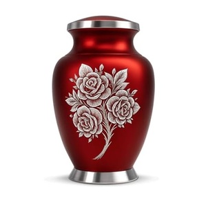 Urne funéraire pour adultes avec détails artistiques pour les cendres, idéale pour les cérémonies funéraires et les moments commémoratifs précieux. - Product Image 6