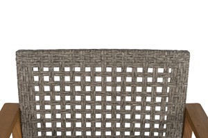 Sillón Comercial para Exteriores con Asiento de Cuerda Tejida y Estructura de Madera Maciza, Muebles de Patio y Jardín para Hoteles y Resorts, Hecho en Vietnam - Product Image 5