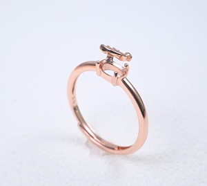 Handmade 925 Silver 18K Gold 4x6mm Oval Empty Bezel Semi Mount 4 Prong Bird <b>Ring</b> Zircon Setting Resin Filling Jewelry Findings - Product Image 3