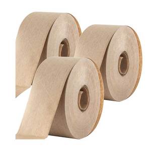 Cinta de Papel Kraft Activada por Agua de Grado Industrial, Adhesivo Acrílico de una Cara, Resistente al Calor, para Sellado de Cajas - Product Image 4