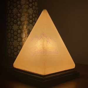 Best Quality Himalayan Pyramid Shaped Salt Lamp Natural <b>Crystal</b> Himalayan Pyramid Shaped Salt Lamp For Living Room - Product Image 2