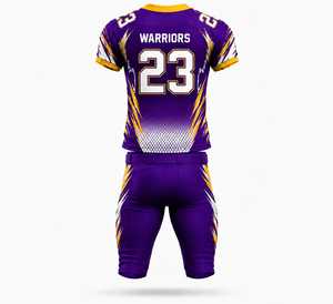 Uniforme de Fútbol Americano Personalizado con Logotipo, Unisex, para Adultos, Ropa Deportiva Protectora y Transpirable, Impresión Digital, 100% Poliéster - Product Image 3