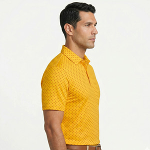 Tee-shirt de golf respirant pour hommes, maillot de golf léger, vêtements d'été, chemise de golf sportive pour hommes, coupe confortable - Product Image 3