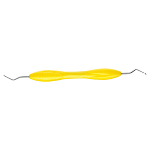 Curetas Dentales Periodontales Mini McCall 13S-14S de Acero Inoxidable con Mango de Silicona, Calidad Premium, AS-1321SCF CE, Blancas, Clase A - Product Image 4