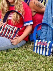 Handmade Game Day <b>Purse</b> Trendy Sports Fan Handbag Custom <b>Green</b> Checkered Football Beaded Shoulder Bag for Women and Girls 2026 - Product Image 2