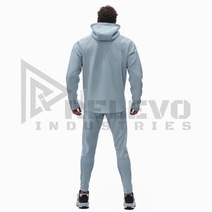Nouveaux survêtements et sweats à capuche élégants pour hommes, séchage rapide, respirants, légers, avec logo personnalisé sur le devant, pour l'entraînement et le jogging - Product Image 3