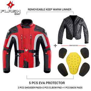 Chaqueta de Motocicleta de Invierno y Pantalones de Moto, Chaqueta de Motocross Resistente al Desgaste, Protector de Moto a Prueba de Viento para Turismo - Product Image 2