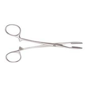 Pinzas para suturas tipo Pean, modelo 12 cm, con puntas dentadas, agarre atraumático, instrumento quirúrgico de acero inoxidable - Product Image 3