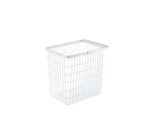 Cesta de Almacenamiento Metálica Contemporánea para Interiores Modernos, Cesta Metálica Decorativa Hecha a Mano para Exhibición en el Hogar - Product Image 1