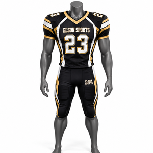 Uniforme de football américain personnalisé pour hommes, maillot d'équipe en sublimation, kit d'entraînement respirant, vêtements de sport pour les matchs - Product Image 1