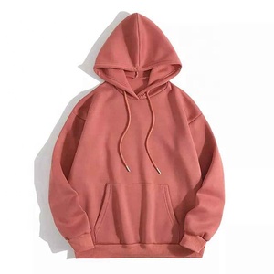 เสื้อสเวตเชิ้ตมีฮู้ดขนาดใหญ่สำหรับผู้ชาย สีพื้น ผ้าฝ้ายเฟรนช์เทอร์รี่ สวมใส่สบายๆ สไตล์สตรีทแวร์สำหรับฤดูใบไม้ร่วง มีกระเป๋า ดีไซน์เรียบง่าย ทรงปกติ - Product Image 5