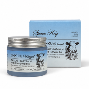 บาล์มน้ำผึ้ง GHK-Cu ผสมเนยสัตว์ 60 กรัม ครีมบำรุงผิวหน้าและผิวกาย - Product Image 1