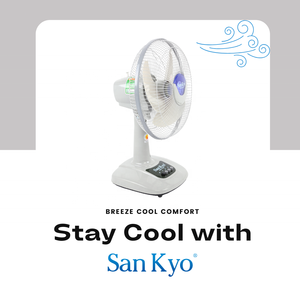 พัดลมระบายความร้อนอากาศแบบพกพาคลาสสิก OEM 12นิ้วใบพัดพลาสติกหมุนได้3ใบพัดควบคุมเครื่องจักรกลสำหรับกลางแจ้งไฟฟ้า - Product Image 3