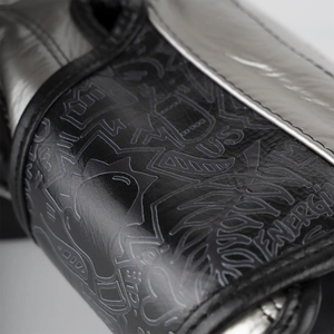 ถุงมือชกมวย MMA คุณภาพสูง ระบายอากาศได้ดี ผลิตตามแบบ OEM ODM ออกแบบใหม่ โลโก้สั่งทำได้ หนัง PU พิมพ์ลาย พร้อมเชือกผูก ซับเหงื่อ - Product Image 5