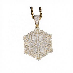 เครื่องประดับผู้ชาย สร้อยคอแบบปรับแต่งได้ จี้ห้อยคอแบบ Cuban Link เงินแท้ 925 VVS ฮิปฮอป จี้รูปกางเขนประดับเพชรโมอิสซาไนต์ น้ำหนัก 24 กรัม - Product Image 3