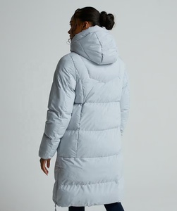 <b>Women</b> Long Puffer <b>Jacket</b> Hooded Down Coat <b>Breathable</b> <b>Waterproof</b> Winter Outerwear Custom Logo ladies long winter <b>jacket</b> - Product Image 4