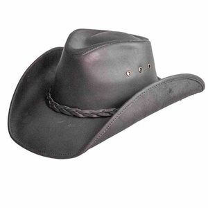 Sombreros de Vaquero de Cuero Lisos de Diseño Moderno y Elegante, Personalizados y Únicos a un Precio de Venta Especial para Eventos Deportivos - Product Image 2