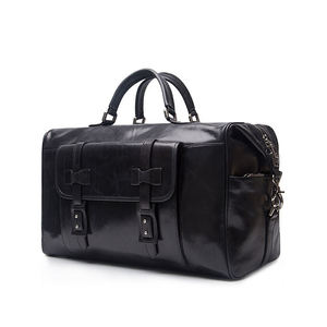 Bolsa de viaje de cuero para hombre, bolsa de lona, equipaje de mano para pasar la noche, bolsa deportiva - Product Image 6