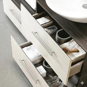 Tiradores de Gabinete Contemporáneos de Hierro con Acabado Níquel Cepillado en Forma de T para Cocina, Armario, Cajón, Mesitas de Noche Duraderas - Product Image 6