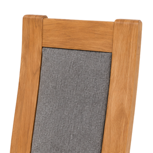 Ensemble de salle à manger en teck rectangulaire unique ARTERRA Premium, table de salle à manger moderne pour la cuisine, chaises à dossier haut - Product Image 5